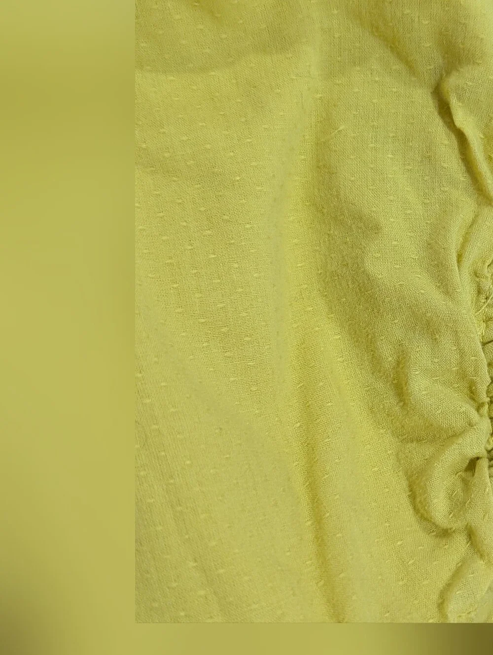 Mini Boden Girls Dress Golden Yellow Blue Flowers White Embroidery Sz 6-7Y 122cm